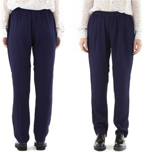 Laurence Dolige Navy Blue Casual Pants